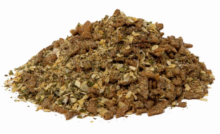 Przyprawa do smalcu domowego zawierająca m.in. cebulkę i majeranek. Należy dodawać po lekkim przestudzeniu roztopionego tłuszczu