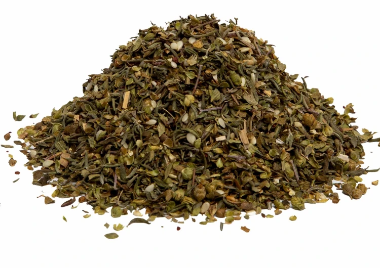 Zahtar bogata mieszanka  z aromatycznym sumakiem i sezamem, która nadaje potrawom wyjątkowy smak.