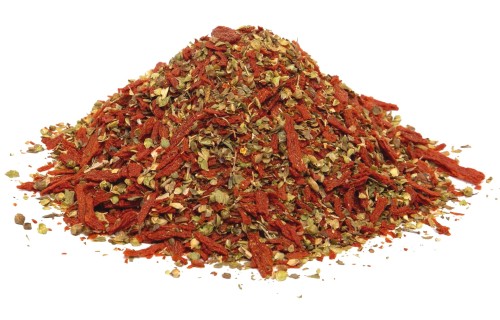 Suszone pomidory z dodatkiem oregano i chilli o intensywnym pomidorowym aromacie. Idealne do sosów, zapiekanek i makaronów.